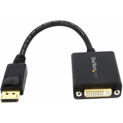 StarTech.com DisplayPort To DVI Adapter - Passive - 1080p - DP to DVI - Display Port to DVI-D Adapter - First End: 1 x 20-