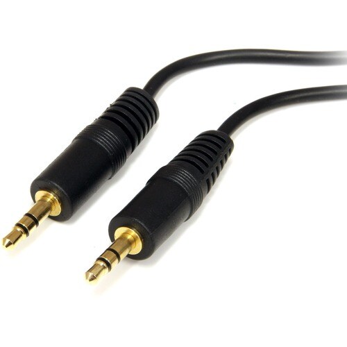 1.8 m 3.5mm Stereo Audio Cable - M/M - First End: 1 x Mini-phone Male Stereo Audio, Male Stereo Audio - Second End: 1 x Mi