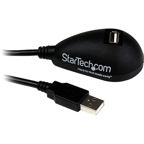 StarTech.com 1,5m (5 ft.) Desktop USB Extension Cable - A Male to A Female - 5 ft USB A to A Extension Cable -5 ft USB 2.0