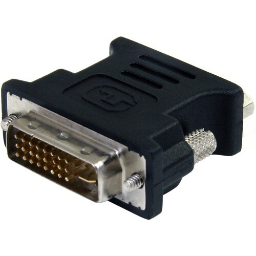 StarTech.com DVI to VGA Cable Adapter - Black - M/F - DVI-I to VGA Converter Adapter - 1 x 29-pin DVI-I (Dual-Link) Video 