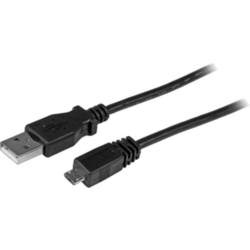 StarTech.com 3.05 m USB Data Transfer Cable - First End: 1 x Type A Male USB - Second End: 1 x Male USB - Black