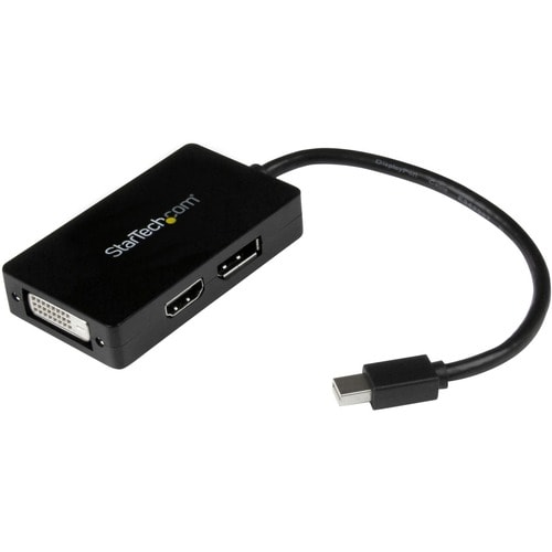 StarTech.com Adaptador de vídeo externo triple head Mini DisplayPort a DVI HDMI y DP conversor - Extremo prinicpal: 1 x Mi