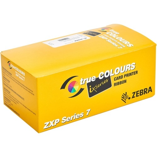 Zebra True Colours 800033-840 Dye Sublimation, Thermal Transfer Ribbon Cartridge - YMCKO Pack - 200 Cards