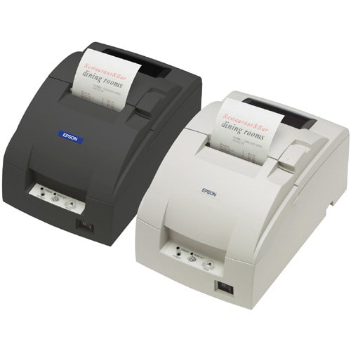 Epson TM-U220B Dot Matrix Printer - Monochrome - Receipt Print - USB - Dark Grey - 6 lps Mono - 58 mm, 70 mm, 77 mm Width 