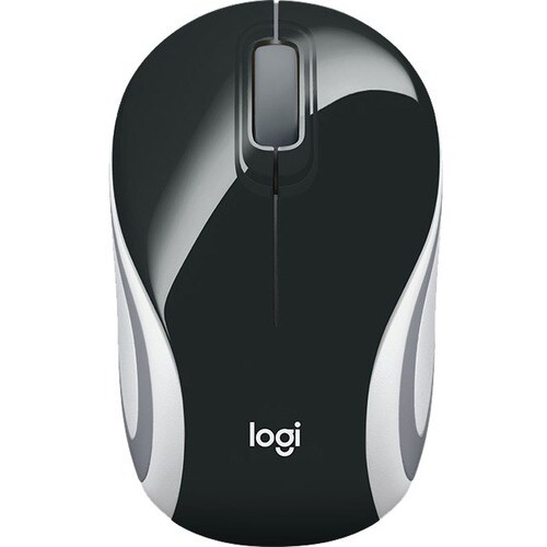 WIRELESS MINI MOUSE M187 BLACK 