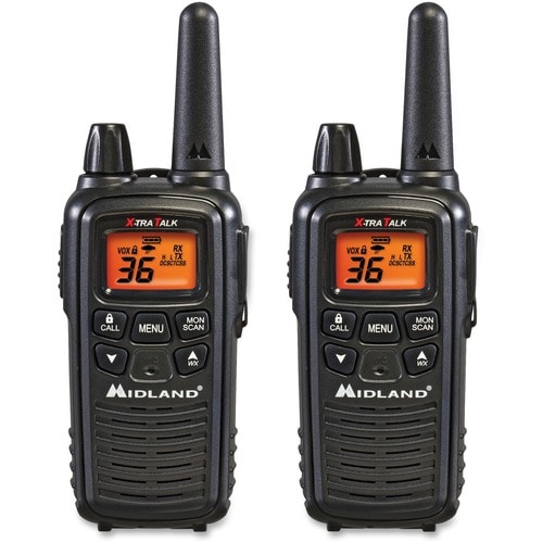 Midland LXT600VP3 26-mile Range 2-way - 36 Radio Channels - 22 GMRS/FRS - Upto 158400 ft - 121 Total Privacy Codes - Hands