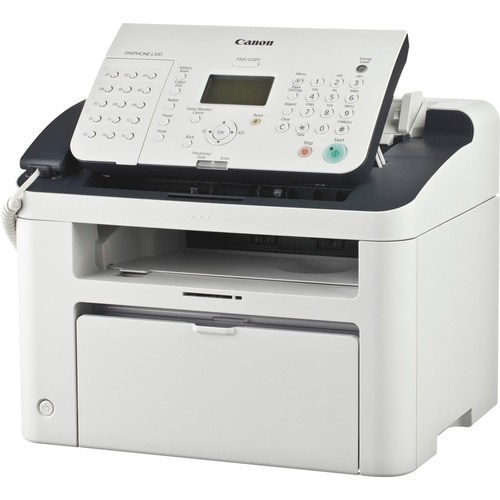 Canon FAXPHONE L100 Laser Multifunction Printer - Monochrome - White - Copier/Fax/Printer/Telephone - 19 ppm Mono Print - 