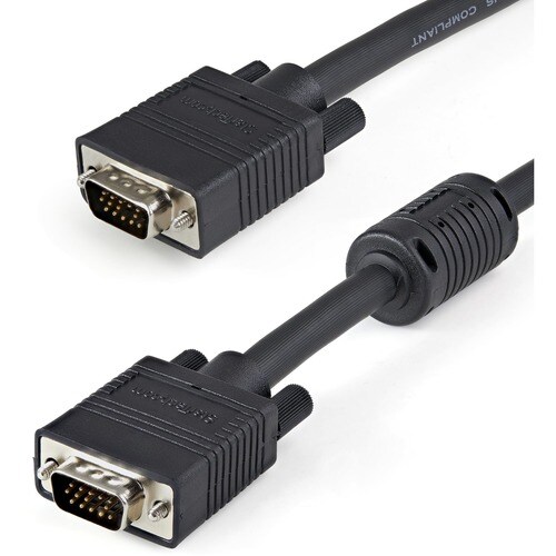 StarTech.com 1m Coax High Resolution Monitor VGA Cable - HD15 M/M - VGA Extension Cable - HD15 to HD15 Cable - VGA Monitor