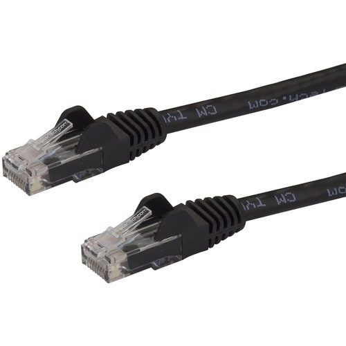 StarTech.com Cable de Red Ethernet Snagless Sin Enganches Cat 6 Cat6 Gigabit 10m - Negro - 10 Gbit/s - Cable de conexión -