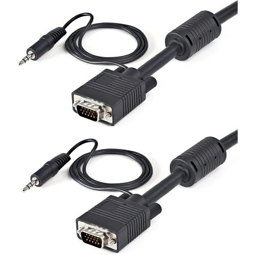 StarTech.com 5m Coax High Resolution Monitor VGA Video Cable with Audio HD15 M/M - VGA Extension Cable - HD15 to HD15 Cabl