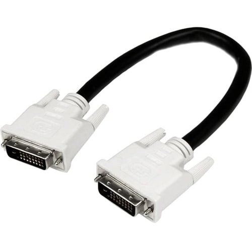 StarTech.com 1m DVI-D Dual Link Cable - Male to Male DVI-D Digital Video Monitor Cable - 25 pin DVI-D Cable M/M Black 1 Me