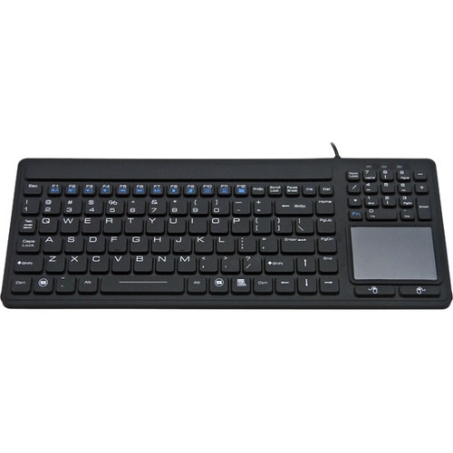 Solidtek Industrial Mini Keyboard with Touchpad on Right KB-IKB107 - USB - TouchPad