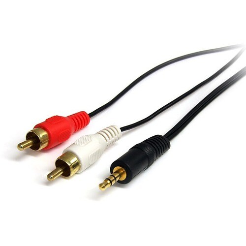 StarTech.com - Stereo Audio cable - RCA (M) - mini-phone stereo 3.5 mm (M) - 0.91 m - First End: 1 x Mini-phone Stereo Aud