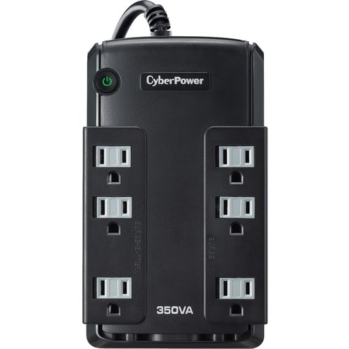 UPS Standby CyberPower Standby CP350SLG - 350VA/255W - De Escritorio - 8Hora(s) Recharge - 2Minuto(s) Stand-by - 110 V AC 