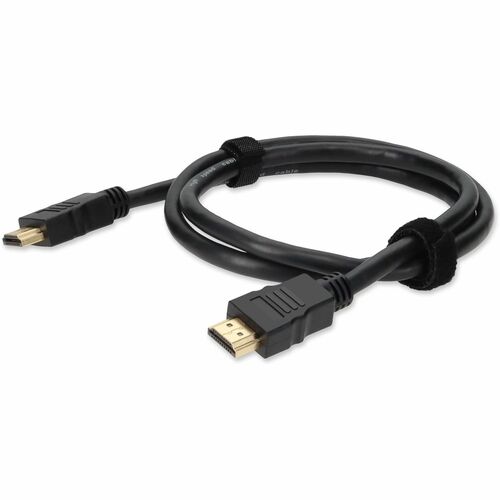 15ft HDMI 1.4 Male to HDMI 1.4 Male Black Cable Which Supports Ethernet Channel For Resolution Up to 4096x2160 (DCI 4K) - 