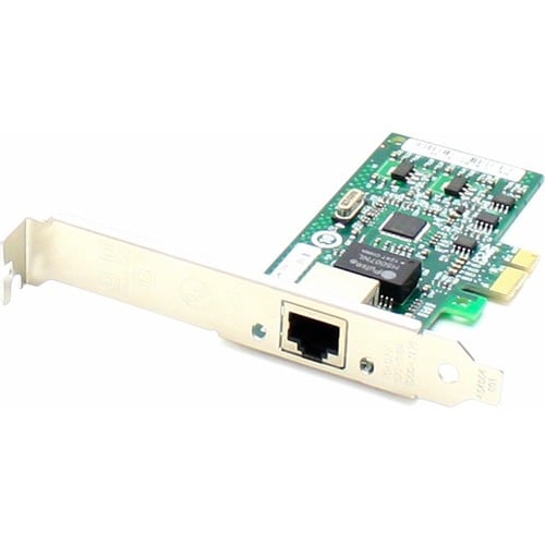 AddOn 10/100/1000Mbs Single Open RJ-45 Port 100m PCIe x4 Network Interface Card - 100% compatible and guaranteed to work