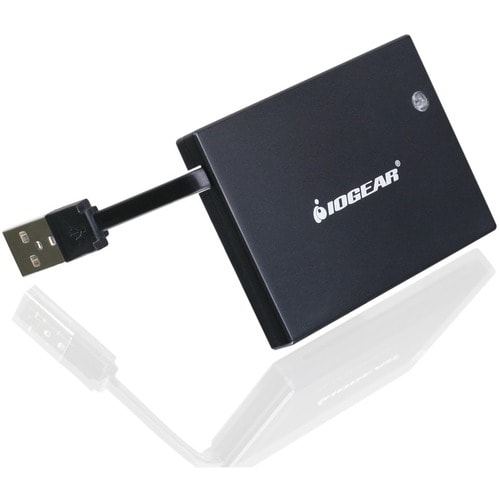 IOGEAR Portable Smart Card Reader (Contact Style) - Cable - TAA Compliant
