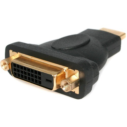 StarTech.com Adaptador HDMI® a DVI - DVI-D Hembra - HDMI Macho - Conversor - Negro - Oro Conector - Negro