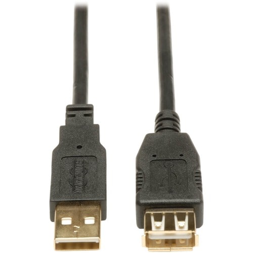 Tripp Lite 16ft USB 2.0 Hi-Speed Extension Cable Shielded A Male / Female - USB - Extension Cable - 16 ft - 1 x Type A Mal