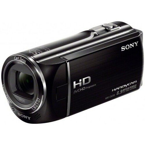 Sony Handycam HDR-CX290/B Digital Camcorder - 2.7" LCD Touchscreen - 1/5.8" Exmor R CMOS - Full HD - Black - 16:9 - 2.3 Me