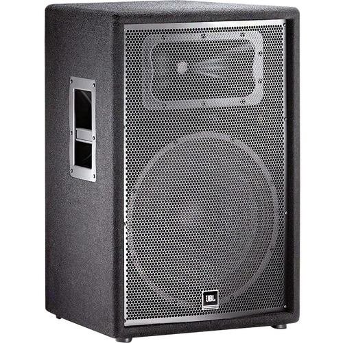JBL Professional JRX215 2-way Pole Mount Speaker - 250 W RMS - Black - 1000 W (PMPO) - 15" - 1" Polymer Tweeter - 59 Hz to