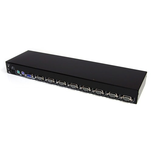 StarTech.com Modulo Switch commutatore KVM USB PS/2 a 8 porte per console rack a LCD della serie 1UCABCONS17/19 - 8 Comput