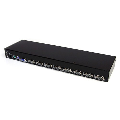 StarTech.com Módulo KVM PS/2 USB de 8 Puertos para Consolas LCD de Rack - 8 Ordenador(es) - 1 Usuarios locales - VGA - 192