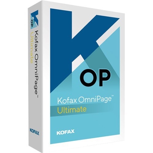 Kofax OmniPage v.19.0 Ultimate - Upgrade Package - 1 User - Standard - OCR Utility - DVD-ROM - English - PC - Windows Supp