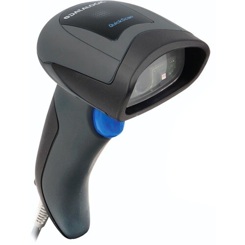 Datalogic QuickScan QD2430 Industrial, Retail Handheld Barcode Scanner Kit - Cable Connectivity - Black - USB Cable Includ