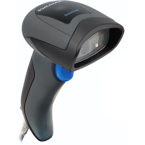 Datalogic QuickScan QD2430 Industrial, Retail Handheld Barcode Scanner - Cable Connectivity - Black - USB Cable Included -