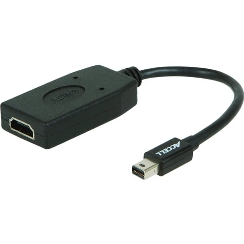 Accell UltraAV Mini DisplayPort/HDMI Audio/Video Cable - HDMI/Mini DisplayPort A/V Cable for Audio/Video Device - First En