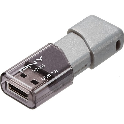 PNY 32GB USB 3.0 (3.1 Gen 1) Type A Flash Drive - 32 GB - USB 3.0 (3.1 Gen 1) - 90 MB/s Read Speed - 45 MB/s Write Speed -