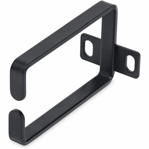 StarTech.com 1U Vertical 2.2 x 3.9in Server Rack Cable Management D-Ring Hook w/ Flexible Opening - Network Rack-Mount Cor