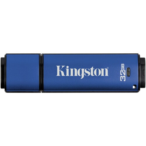 Kingston DataTraveler Vault 32 GB USB 3.0 Flash Drive - 250 MB/s Read Speed - 40 MB/s Write Speed - 5 Year Warranty