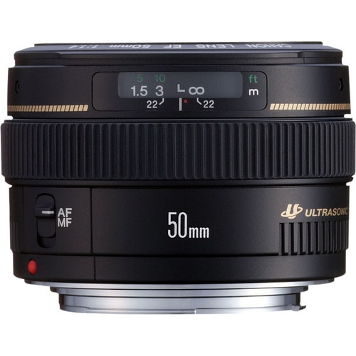 Canon - 50 mm - f/1.4 - Fixed Lens for Canon EF/EF-S - 58 mm Attachment - 0.15x Magnification - USM - 73.8 mm Diameter