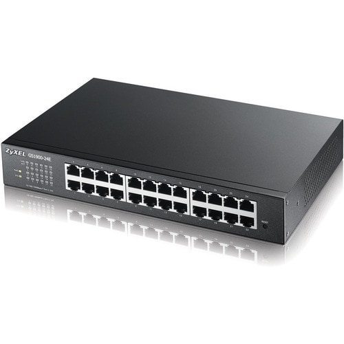 ZYXEL 24-Port GbE Smart Managed Switch - 24 Ports - Manageable - 10/100/1000Base-T - 2 Layer Supported - Twisted Pair - De