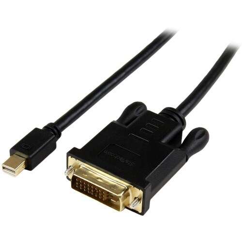 StarTech.com 3ft Mini DisplayPort to DVI Cable, Active Mini DP to DVI-D Adapter/Converter Cable, 1080p Video, mDP to DVI M