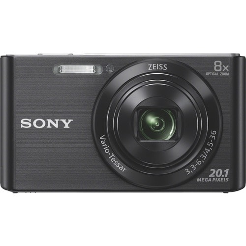 Sony Cyber-shot DSC-W830 20.1 Megapixel Compact Camera - Black - 1/2.3" Super HAD CCD Sensor - 2.7"LCD - 8x Optical Zoom -