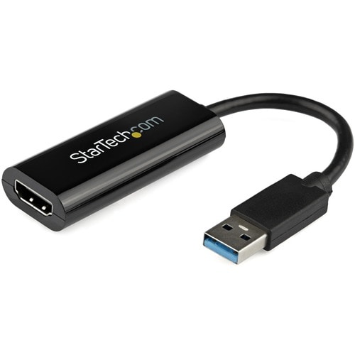 StarTech.com Slim USB 3.0 to HDMI External Video Card Multi Monitor Adapter - USB Graphics Card - Portable USB Video Card 