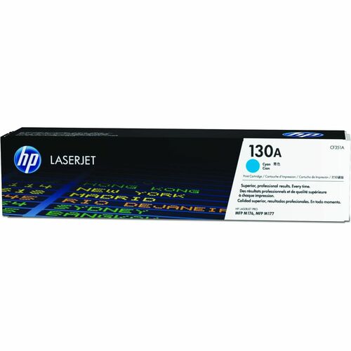 HP 130A Original Toner Cartridge - Cyan - Laser - 1000 Pages