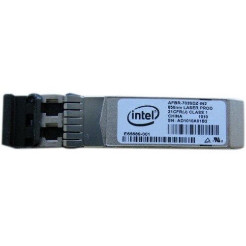 Intel-IMSourcing NEW F/S IntelDual Rate 1G/10G SFP+ SR (bailed) - For Data Networking, Optical Network - 1 x 10GBase-SR Ne