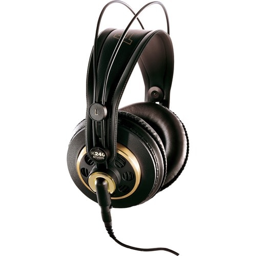 AKG Studio K240 Headphone - Stereo - Mini XLR - Wired - 55 Ohm - 15 Hz 25 kHz - Over-the-head - Binaural - Circumaural - 9