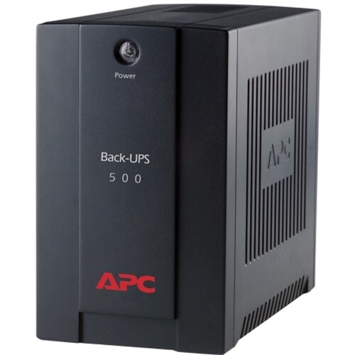APC by Schneider Electric Back-UPS Line-interactive UPS - 500 VA/300 W - 1 Minute Stand-by - 230 V AC Input - 3 x IEC 6032