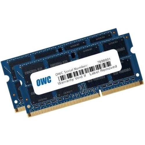 OWC 2 x 8.0GB 1600MHz DDR3L SO-DIMM PC12800 204 Pin - For Notebook, Desktop PC - 16 GB (2 x 8GB) - DDR3-1600/PC3-12800 DDR