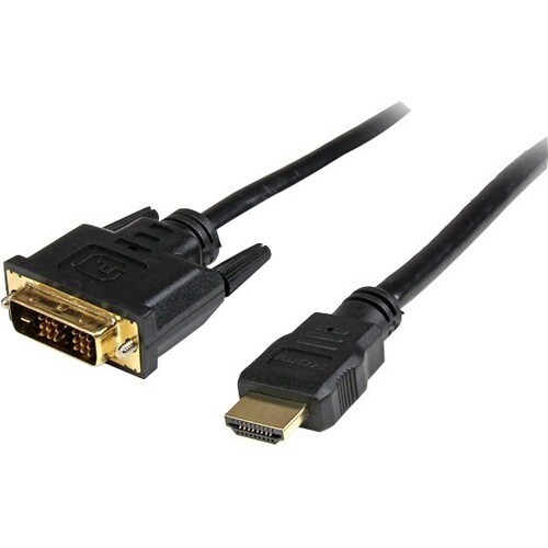 StarTech.com 0.5m HDMI to DVI-D Cable - M/M - First End: 1 x HDMI Male Digital Audio/Video - Second End: 1 x DVI-D Male Di