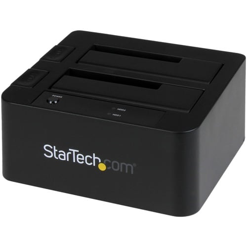 StarTech.com USB 3.0 / eSATA Dual Hard Drive Docking Station with UASP for 2.5/3.5in SATA SSD / HDD - SATA 6 Gbps - 2 x HD