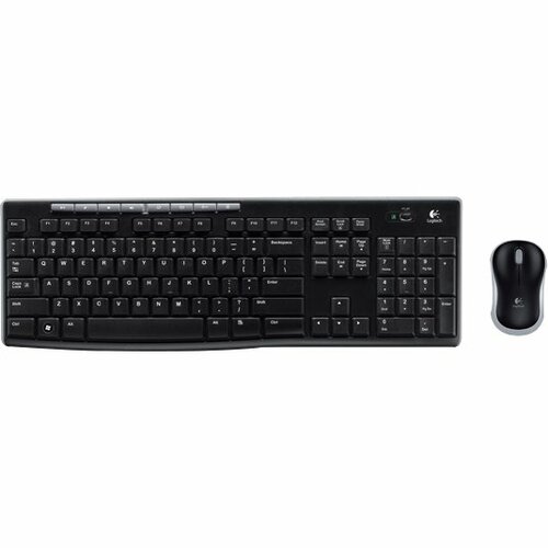 Logitech Wireless Combo MK270 Keyboard & Mouse - Belgian - 1 Pack - USB Wireless RF 2.40 GHz Keyboard - Keyboard/Keypad Co