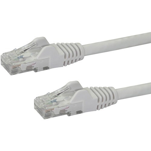 StarTech.com 2m White Gigabit Snagless RJ45 UTP Cat6 Patch Cable - 2 m Patch Cord - Ethernet Patch Cable - RJ45 Male to Ma