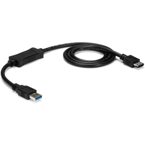 StarTech.com USB 3.0 to eSATA HDD / SSD / ODD Adapter Cable - 3ft eSATA Hard Drive to USB 3.0 Adapter Cable - SATA 6 Gbps 