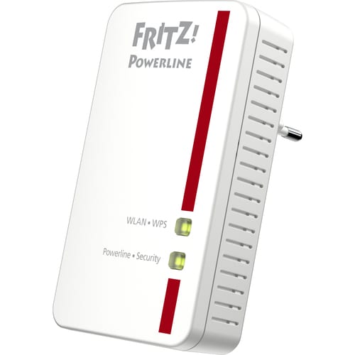 FRITZ! 540E Powerline Network Adapter - 2 x Network (RJ-45) - 500 Mbit/s Powerline - Wireless LAN - IEEE 802.11n - 300 Mbi